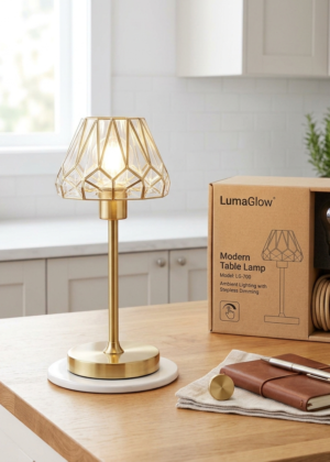 LumaGlow Modern Table Lamp